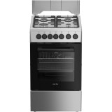 Aragaz Arctic AMG5612GTCLXN, Mixt , 4 arzatoare, Cuptor Electric, 8 Functii, Autocuratate Catalitica, Aqua Drop Clean, Timer, Safty Plus, Clasa A, 50