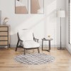 VidaXL Covor lavabil, multicolor, &phi;120 cm, antiderapant 337981