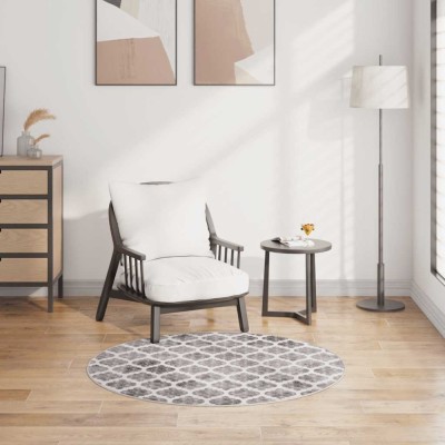 vidaXL Covor lavabil, multicolor, &amp;phi;120 cm, antiderapant 337981 foto