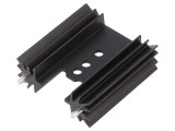 Radiator Negru Extrudat 38.1mm TO202/TO218/TO220/TOP3
