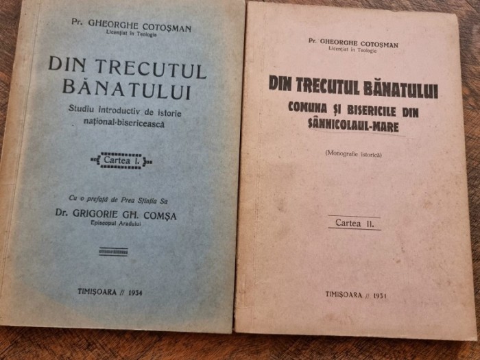 Din trecutul Banatului, Cartea 1 și a a II a