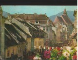 CPI B13475 CARTE POSTALA - BRASOV. STRADA REPUBLICII, Circulata, Fotografie