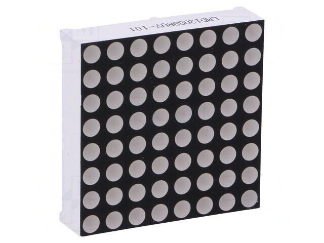 Afișaj LED Matrice 8x8 Galben 32x32mm
