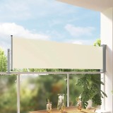 vidaXL Copertină laterală retractabilă de terasă, crem, 80 x 300 cm 48359