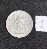 Moneda 20 lei 1951 aluminiu uzat
