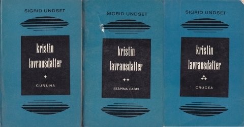 KRISTIN LAVRANSDATTER-SIGRID UNDSET (3 VOL)