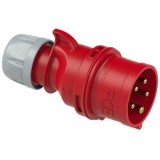 Fișă mobilă 3P+N+E 32A IP44 6H 380V &ndash; PCE | APCE-025-6