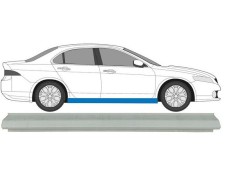 Piesa de reparatie prag Honda Accord (Cf/Cg/Ch/Cl) Sedan (Eu), 11.1998-12.2002, partea Stanga=Dreapta, inferior; Lungime 1900 mm, Aftermarket