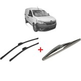 Cumpara ieftin Set 3 stergatoare RENAULT EXPRESS Box Body/MPV din 2021, parbriz si luneta, Bosch Twin