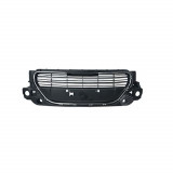 Grila radiator, masca fata Peugeot 301, 01.2013-01.2017, parte montare centrala, cu rama cromata, cu ornament cromat, crom/negru, 57B205-0, Aftermark, Rapid
