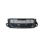 Grila radiator, masca fata Peugeot 301, 01.2013-01.2017, parte montare centrala, cu rama cromata, cu ornament cromat, crom/negru, 57B205-0, Aftermark