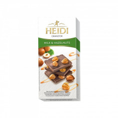 Ciocolata lapte cu alune de padure, Heidi Milk &amp;amp; Hazelnuts, 80g - GC15928 foto