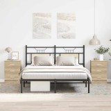 Noptiere, 2 buc., stejar sonoma, 38x35x56 cm, lemn prelucrat