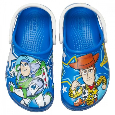 Saboți Crocs Fun Lab Disney Pixar Toy Story Clog Albastru - Bright Cobalt foto