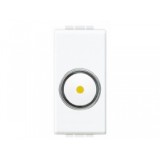 Variator de tensiune rotativ Living Light Bticino 1M alb N4406