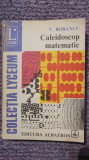 Caleidoscop matematic, V. Bobancu, Ed Albatros 1979, 216 pagini