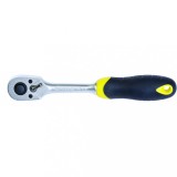 Cheie cu clichet 1/4, 145 mm, 48 dinti, maner ergonomic Topmaster