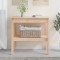 Gossi masa consola, 80x40x75 cm, lemn masiv de pin