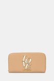 Love Moschino portofel femei, culoarea bej, JC5664PP1