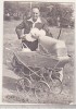 Bnk foto Carucior de copii - anii `70-`80, Alb-Negru, Romania de la 1950