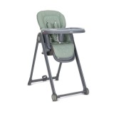 Scaun de masa, Lorelli Party, reglabil, cadru din aluminiu, 6 luni+, Green Leather