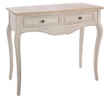 Cumpara ieftin Consola lemn bej maro Clarisse 90x40x80 cm