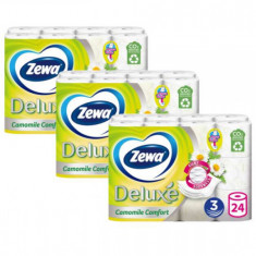 Zewa Deluxe Camomile Comfort 3 rétegű Toalettpapír 72 tekercs