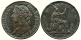 1892, 1 farthing - Victoria Alexandrina - Regatul Unit al Marii Britanii