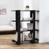 Bibliotecă/Separator cameră, negru, 100x30x123,5 cm