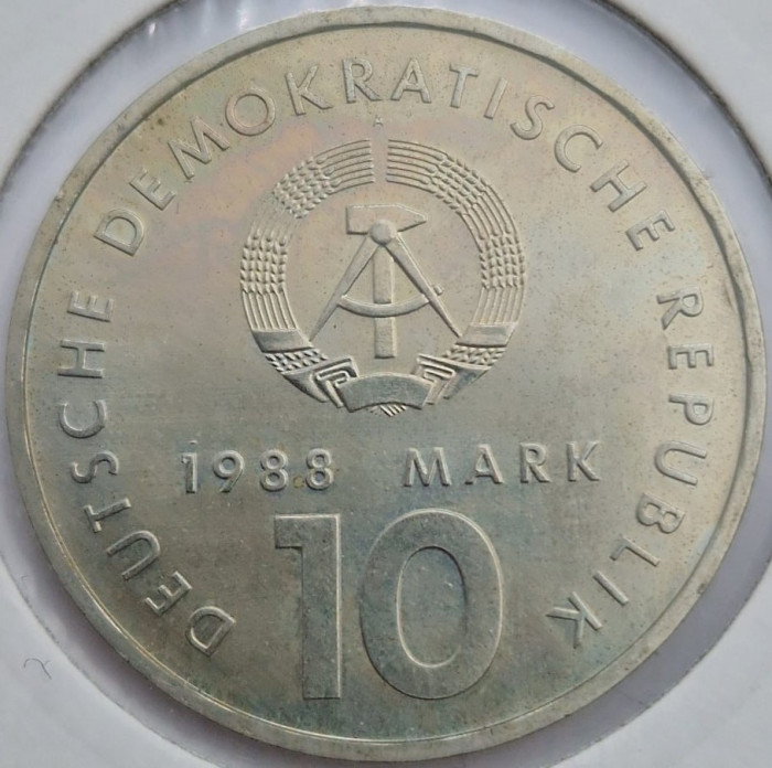 Germania (Republica Democrata) : 10mark ( marci) 1988_sporturile _ UNC