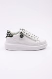 Karl Lagerfeld sneakers din piele KAPRI culoarea alb, KL62527F
