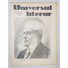 REVISTA &#039;UNIVERSUL LITERAR&#039;, ANUL XLVI, NR. 12, 16 Martie 1930