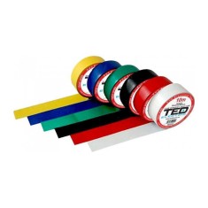 Banda electroizolatoare TED 19mm x 10metri galben-verde