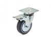 Roata pivotanta cu frana PP/TPR 75 mm Geko G71513