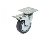 Roata pivotanta cu frana PP/TPR 75 mm Geko G71513