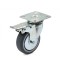 Roata pivotanta cu frana PP/TPR 75 mm Geko G71513