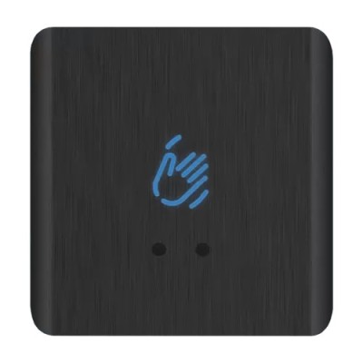 Buton de iesire Touchless ajustabil, aluminiu, negru, montaj aparent, IP66 CSB-20C30S-AL2 foto