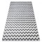 Covor Sketch - F561 gri și alb - Zig Zag, 200x290 cm