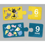 Puzzle educativ Montessori - Invatam numerele | Eurekakids