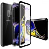 Husa Magnetic Glass 360&deg; (sticla fata + spate) pentru Samsung Galaxy S9 Plus, Negru