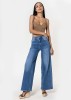 Blugi dama wide leg Nina Carter Albastru YY300-1 M10, 34, 38, 40, 42, 44
