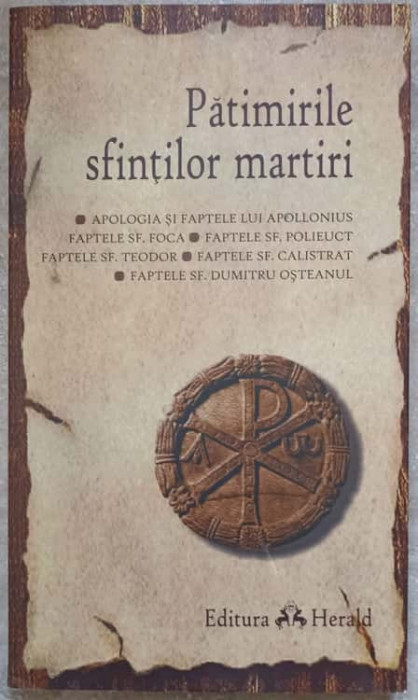 PATIMIRILE SFINTILOR MARTIRI-MONICA MEDELEANU, AURELIAN SCRIMA