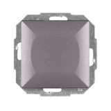 Intrerupator cu revenire Abex Perla WP-6P AN, incastrat, antracit