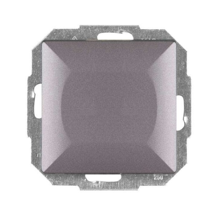 Intrerupator cu revenire Abex Perla WP-6P AN, incastrat, antracit