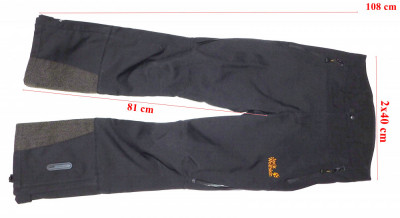 Pantaloni schi Jack Wolfskin Stormlock softshell barbati marimea 46( cca. S) foto