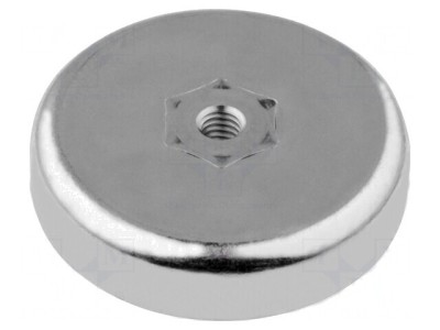 Magnet Fix Ferită 72N &amp;Oslash; 32mm Filet M4 foto