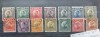 TS21 - Timbre serie Slovenia 1921Mi 145-158, Stampilat