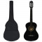 Gossi set de chitara clasica incepatori, 8 piese, negru, 1/2 34&quot;