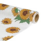 Traversa de masa decorativa &ndash; 180 x 28 cm &ndash; 70% poliester, 30% bumbac &ndash; model floarea-soarelui Best CarHome