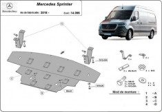 Scut motor metalic Mercedes Sprinter Tractiune Spate 2018-prezent foto